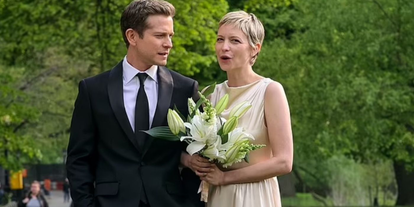 Annabelle Dexter-Jones filma American Horror Story Delicate com Matt Czuchry