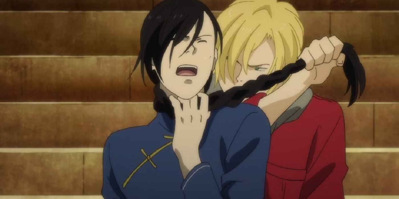 Ash Lynx and Yut Lung from Banana Fish
