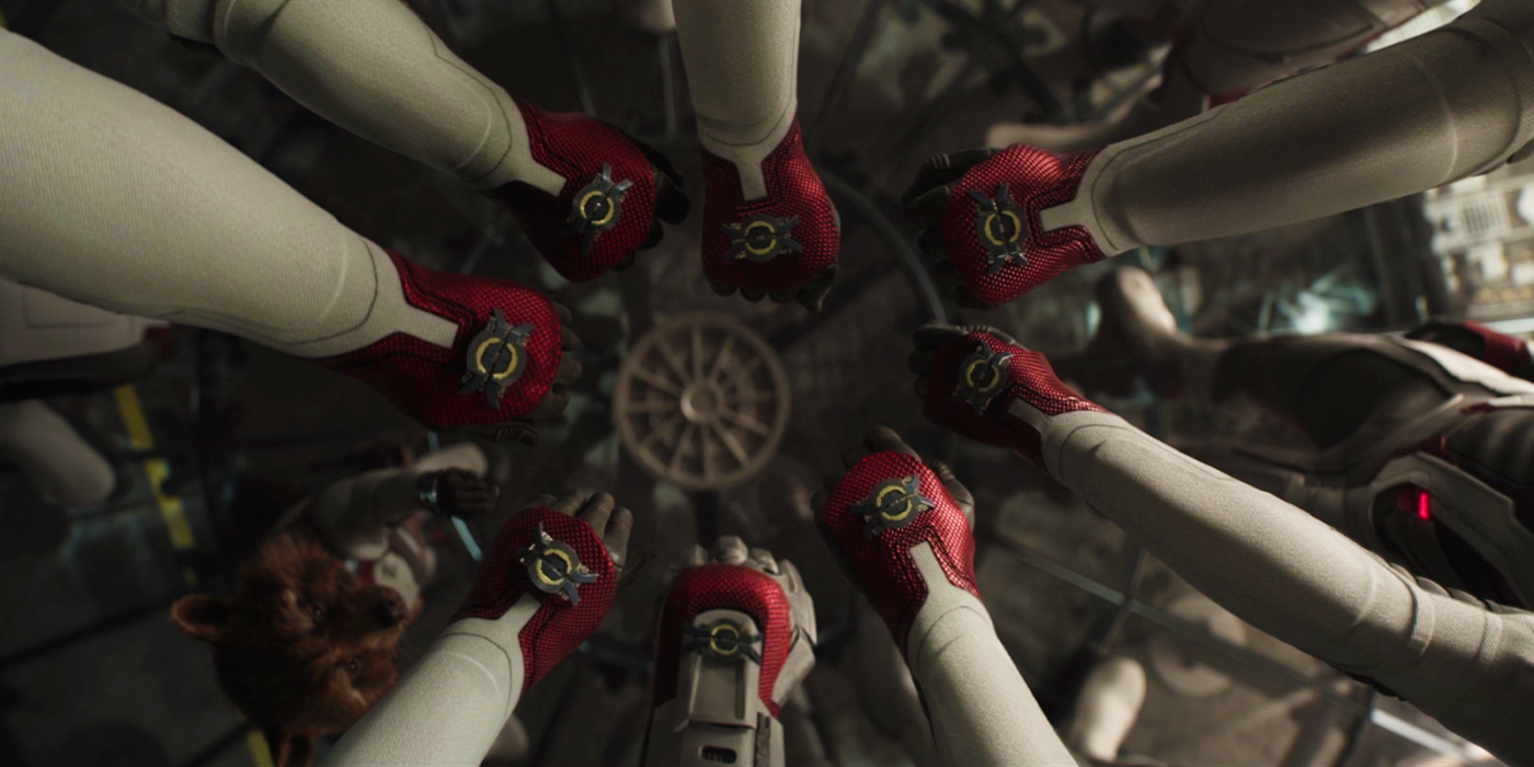 Avengers going on the Time Heist in Avengers Endgame