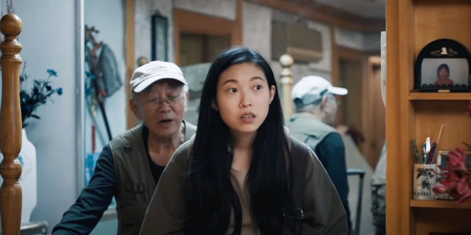Awkwafina as Billy Wang in The Farewell