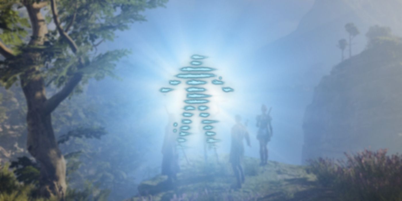 The symbol for the Invisibility spell in Baldurs Gate 3.