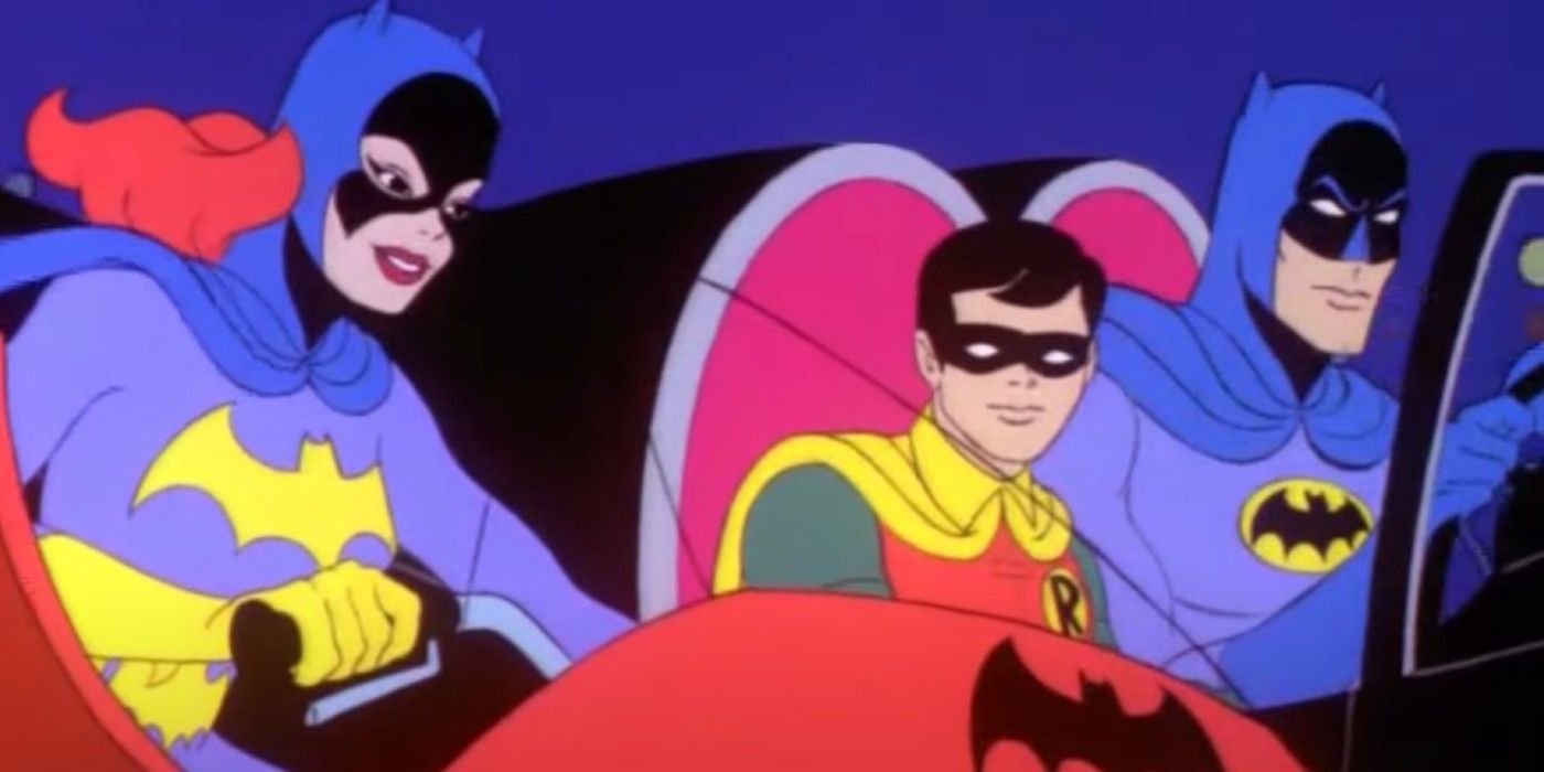 Batgirl Robin and Batman in The New Adventures of Batman