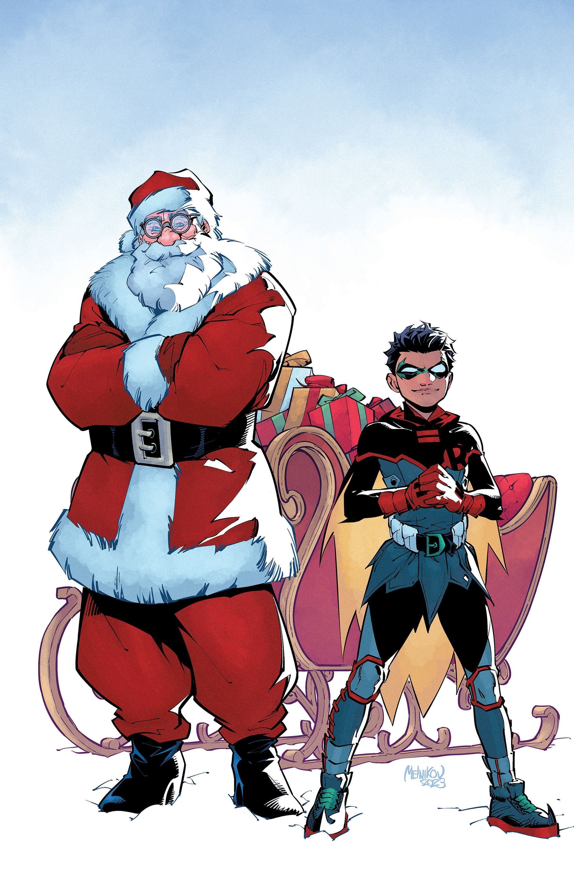 Batman and Robin Santa Variant DC