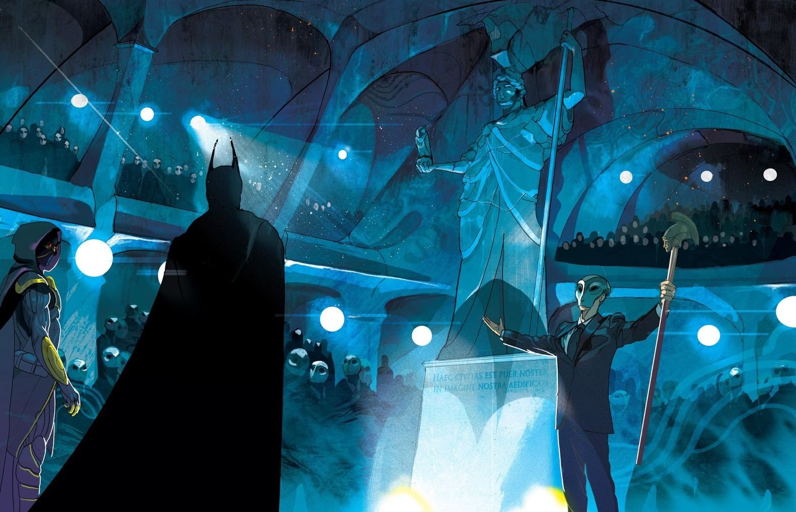 Batman e a Corte das Corujas em Batman: City of Madness #1