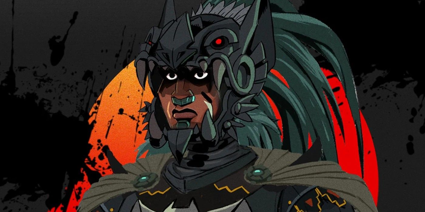 Imagem de Yohualli Coatl na animação Batman Azteca