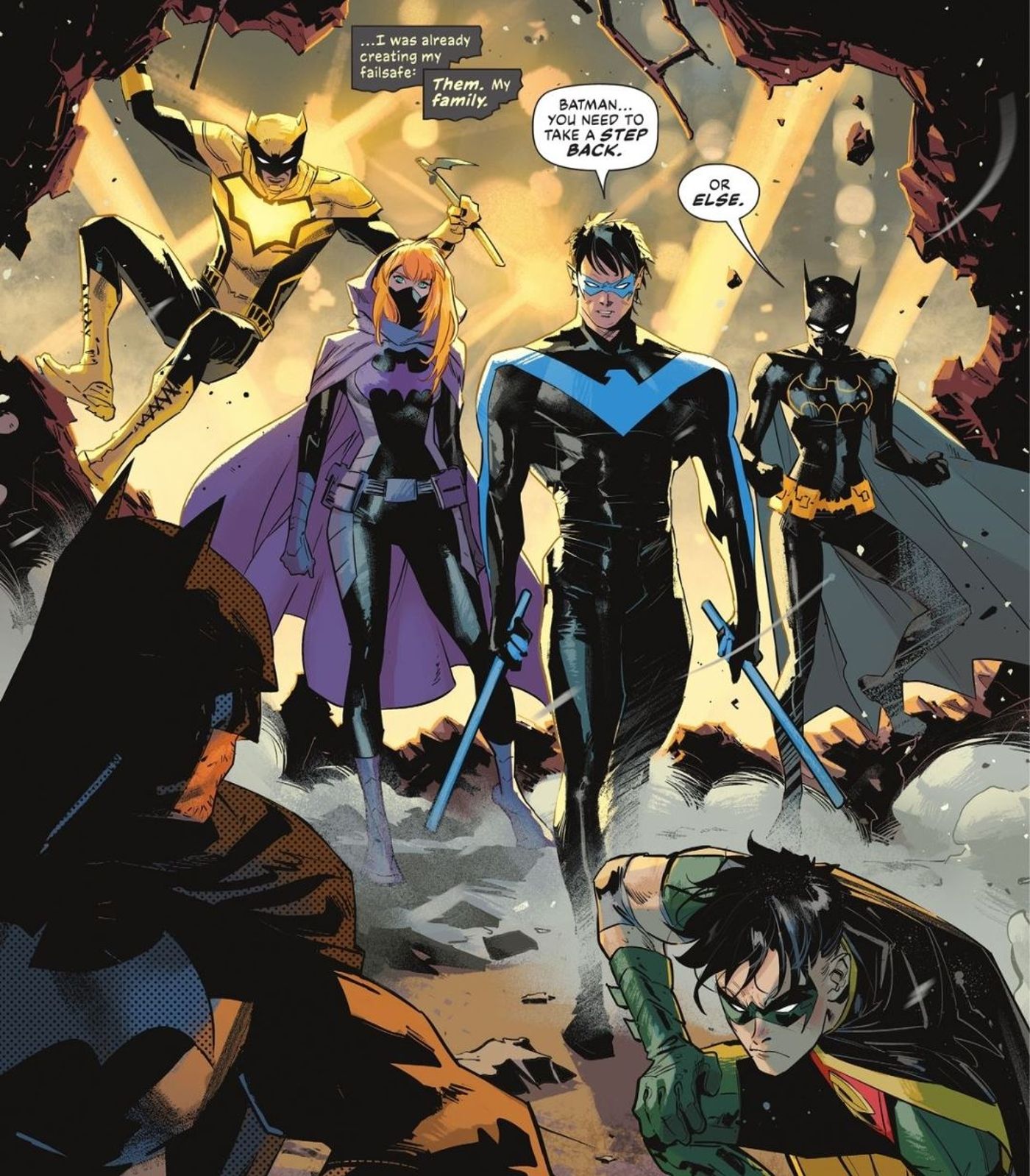 Batman Fights the Bat-Family DC