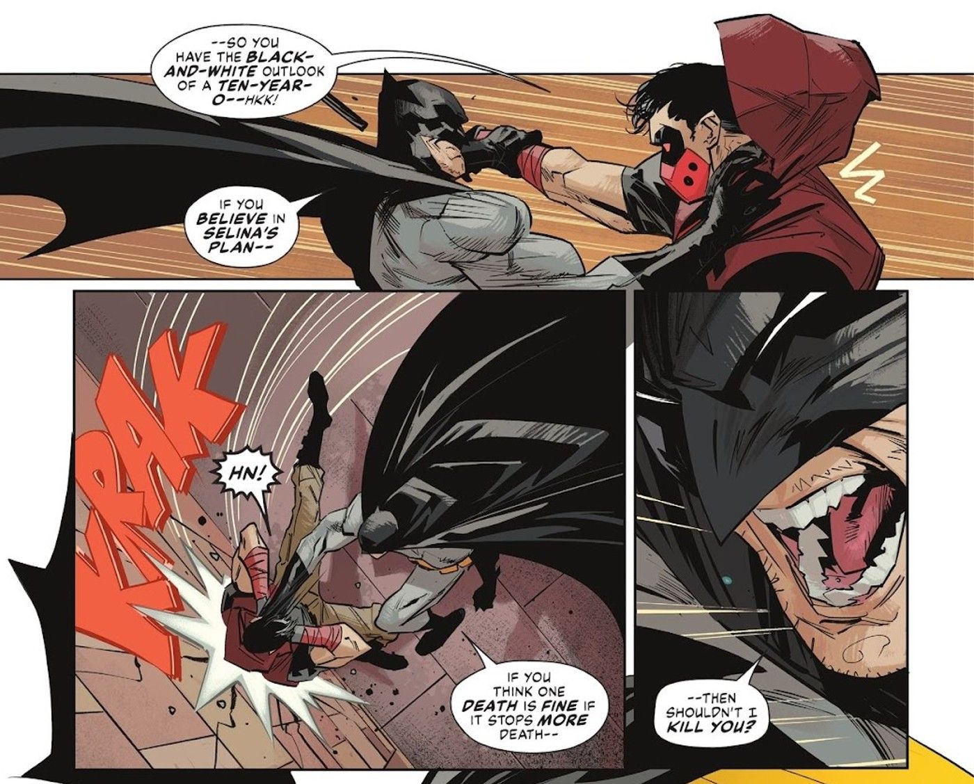 Batman Seems to Hate Red Hood