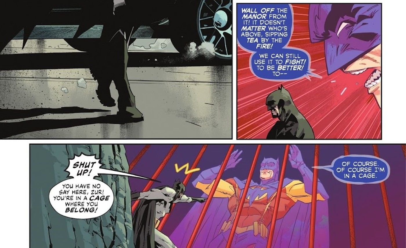 Batman Talks to a Caged Zur-En-Arrh