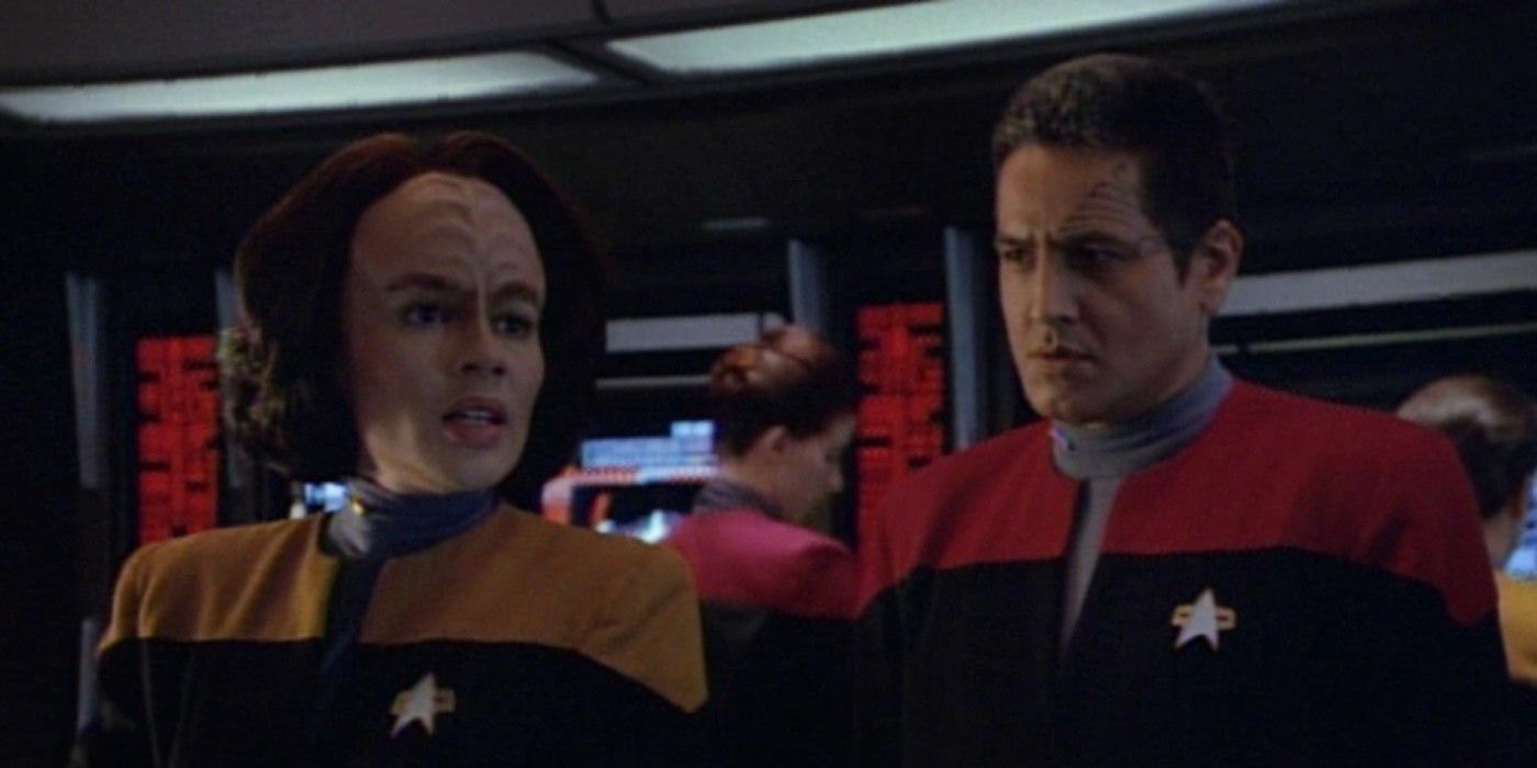 B&rsquo;Elanna and Chakotay from Star Trek: Voyager.