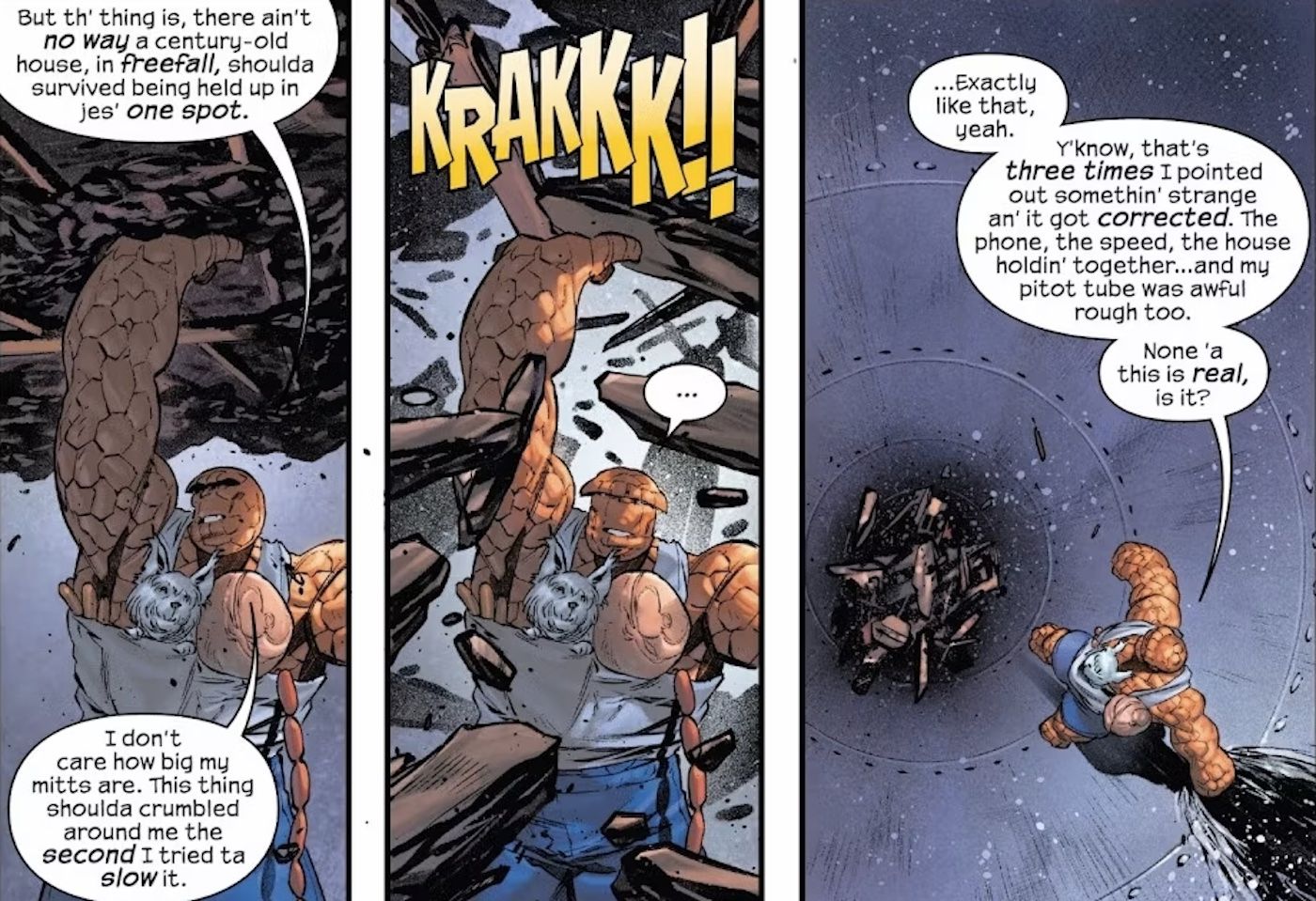Ben Grimm Gets out of Pit
