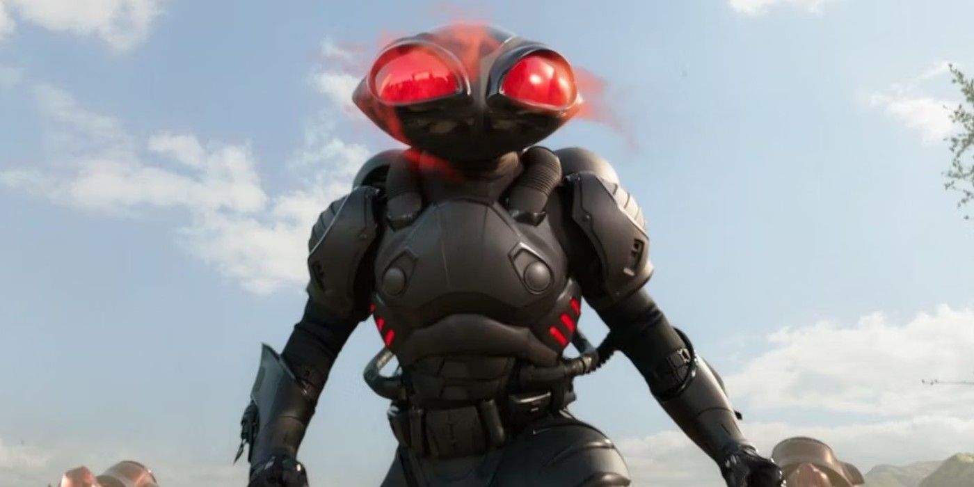 Black Manta in the first Aquaman movie