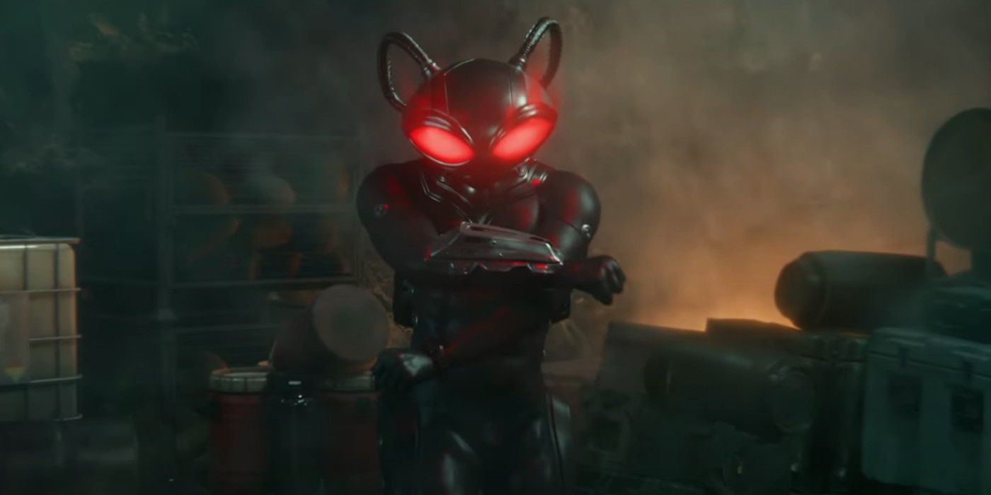 Black Manta preparing for battle in Aquaman 2