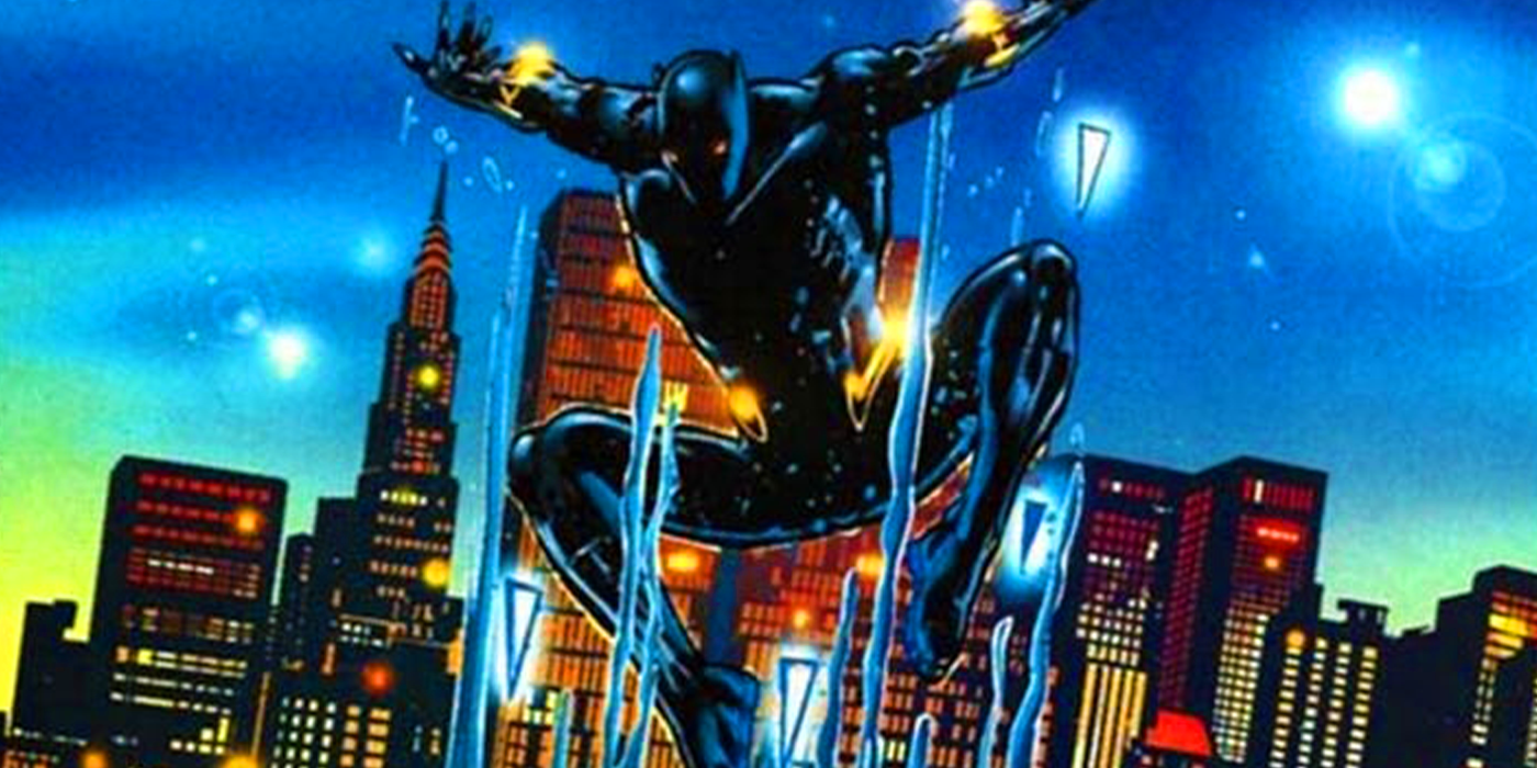 Black Panther walking on water in Marvel Comics