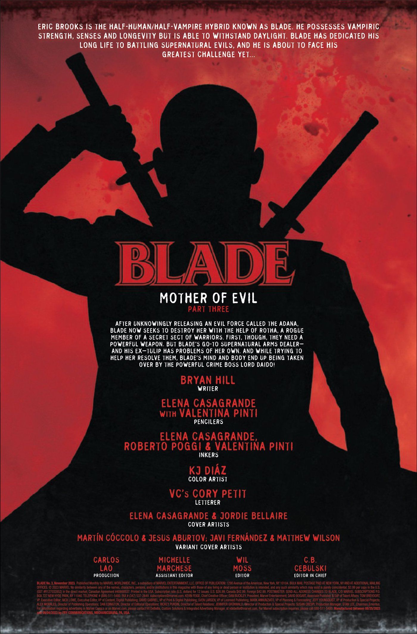 Blade 3 Preview Page 1