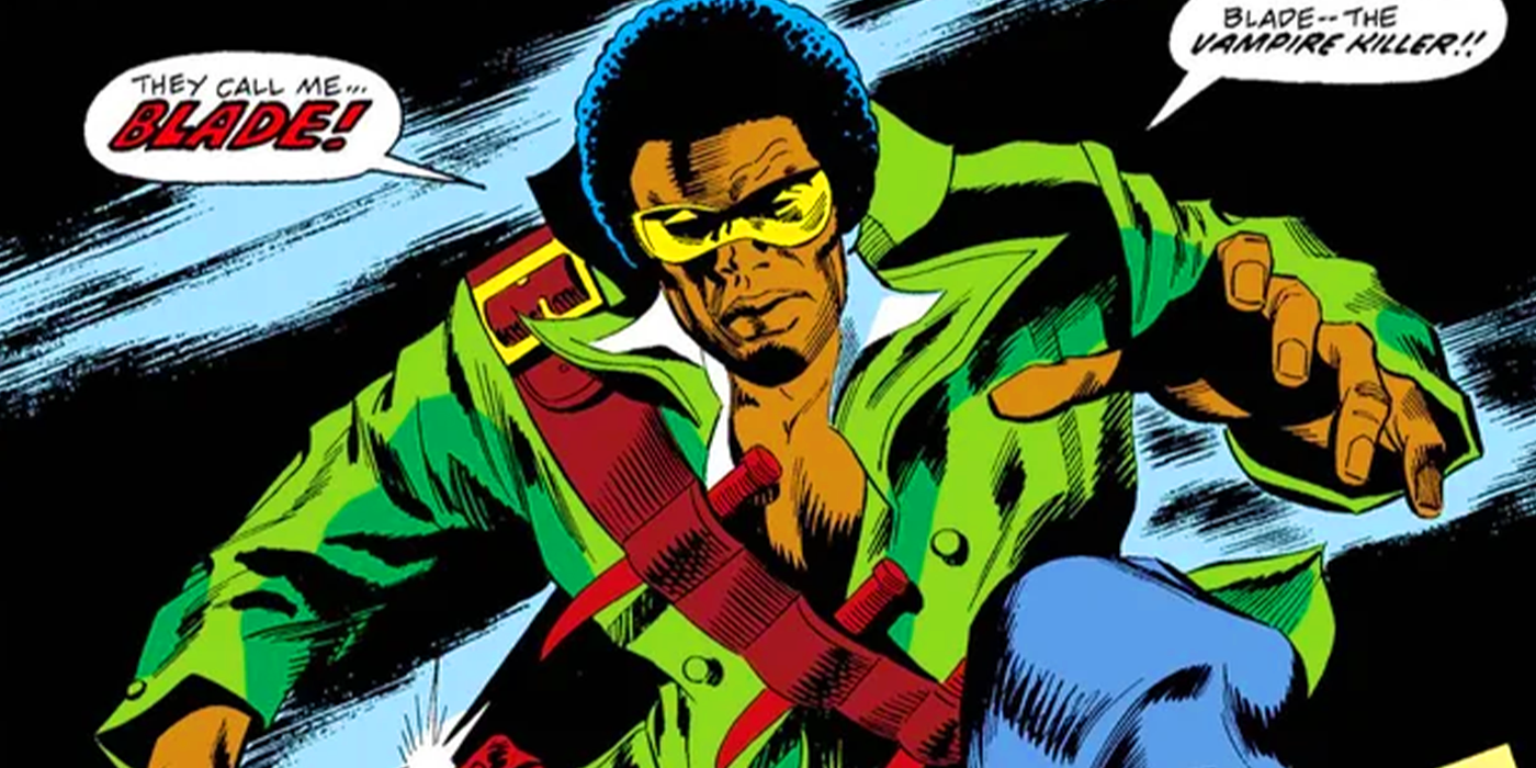 Blade's original costume in Marvel Comics