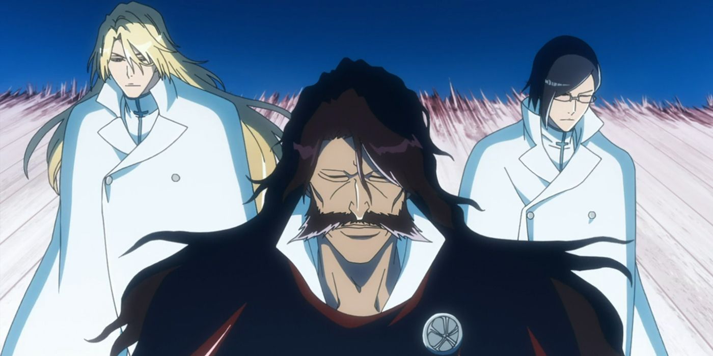 Bleach: Haschwalth, Yhwach, and Uryu arrive at the Soul King's Palace.