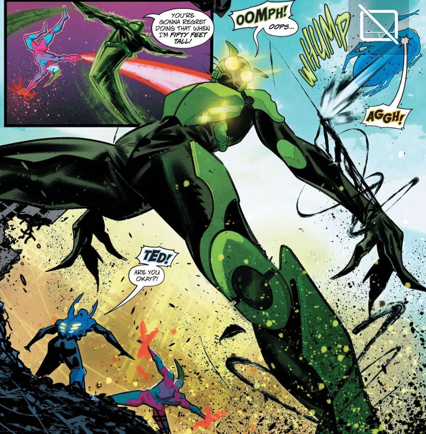 Blue Beetle and Green Beetle DC