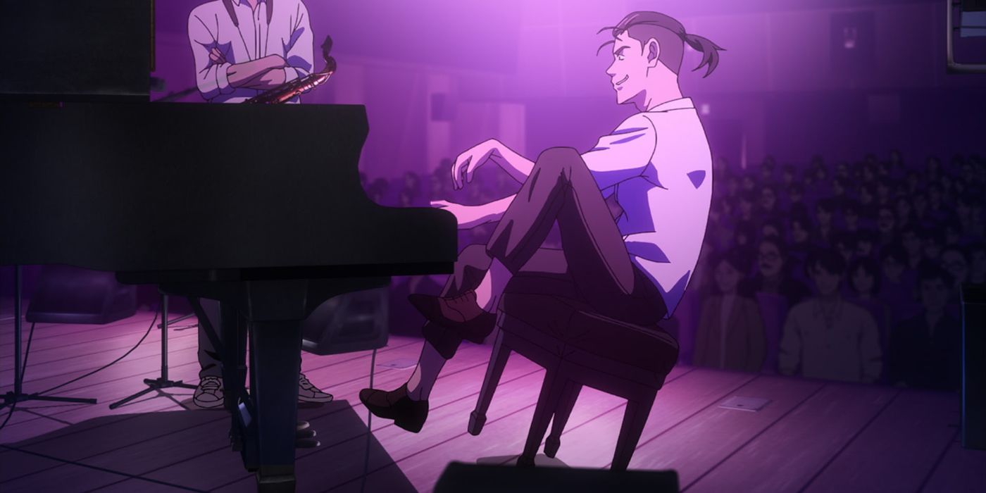 Blue Giant's Yukinori Sawabe on piano.