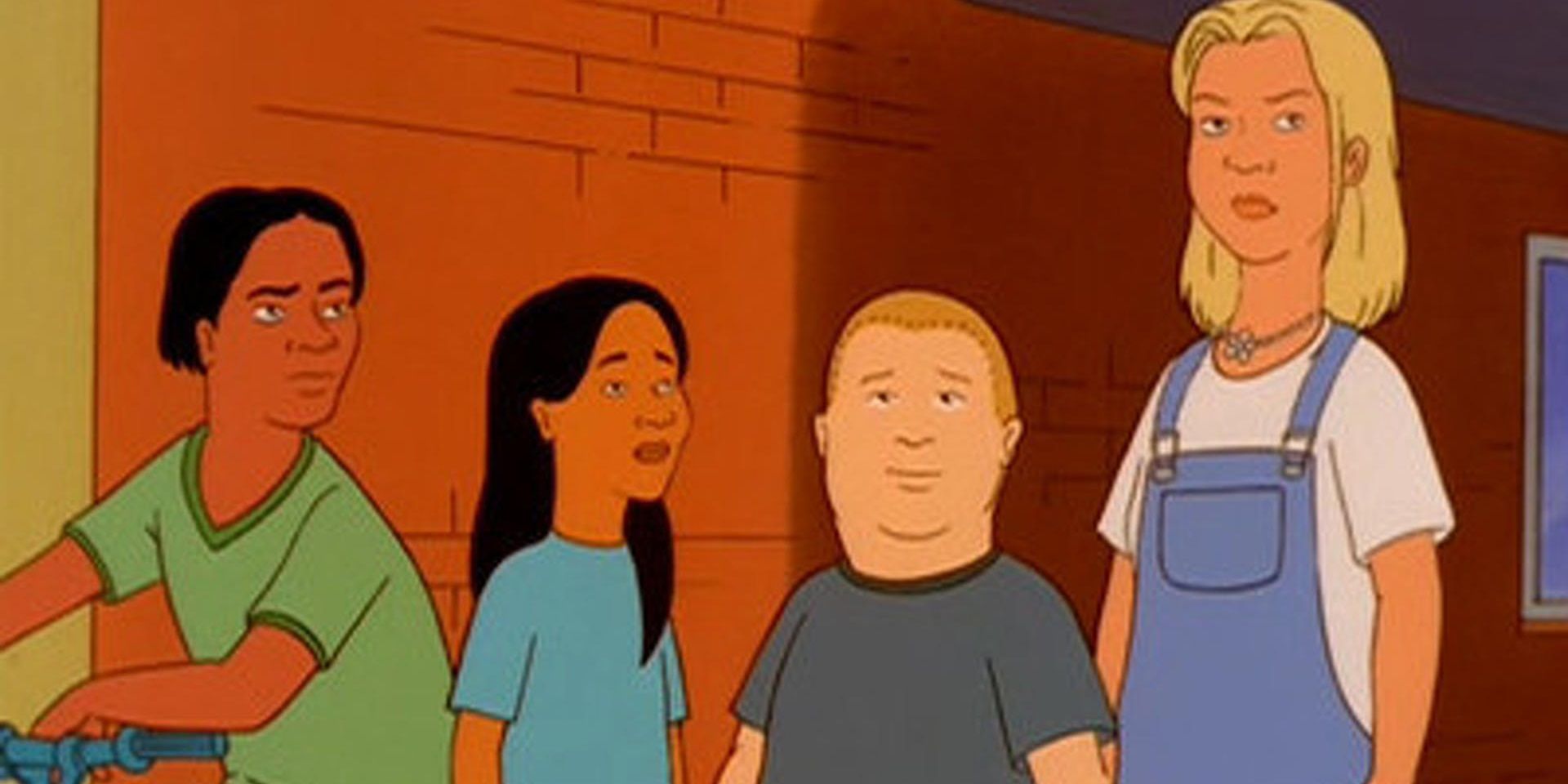 Bobby hangs out with an older girl in King of the Hill