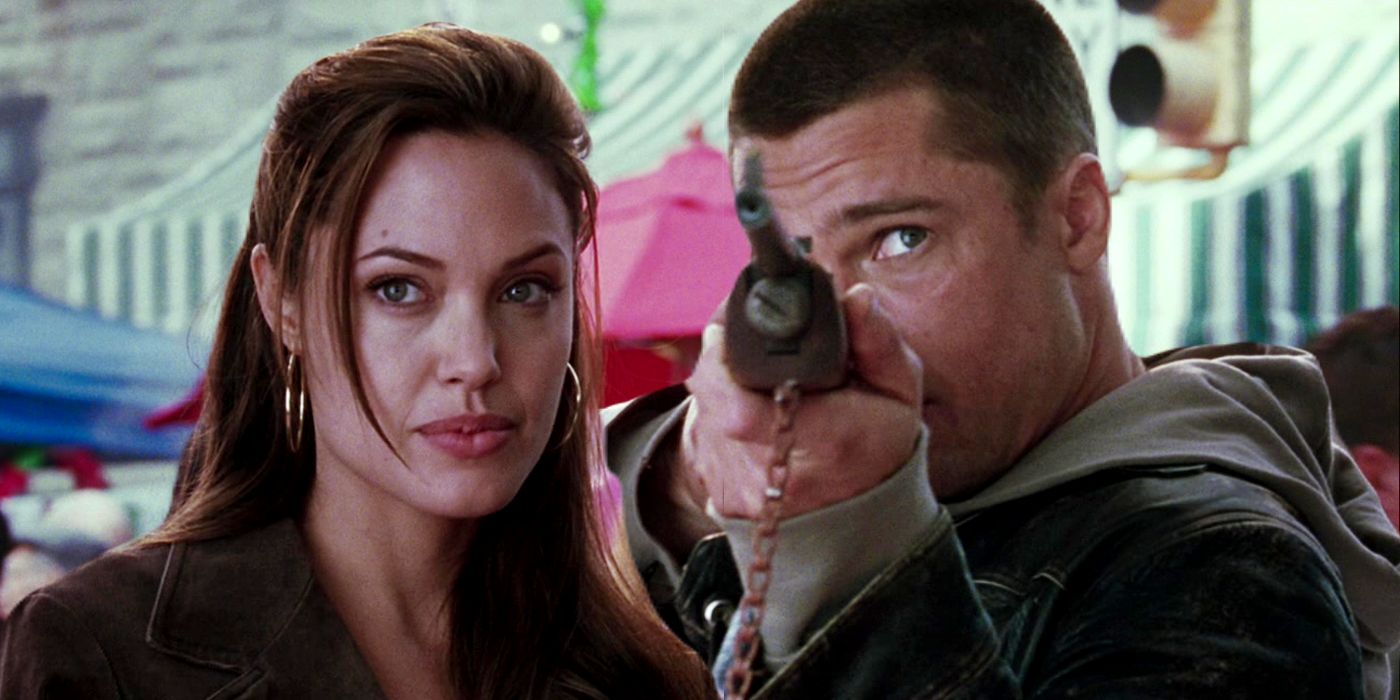 Brad Smith and Angelina Jolie as Mr and Mrs Smith at the Carnival Edited