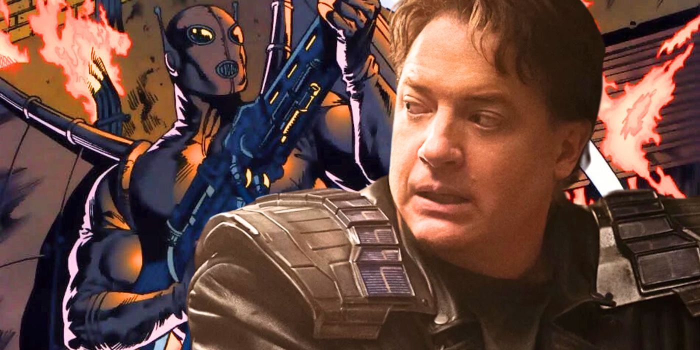 Brendan Fraser e imagem de fundo personalizada de notícias do DC Comics Firefly