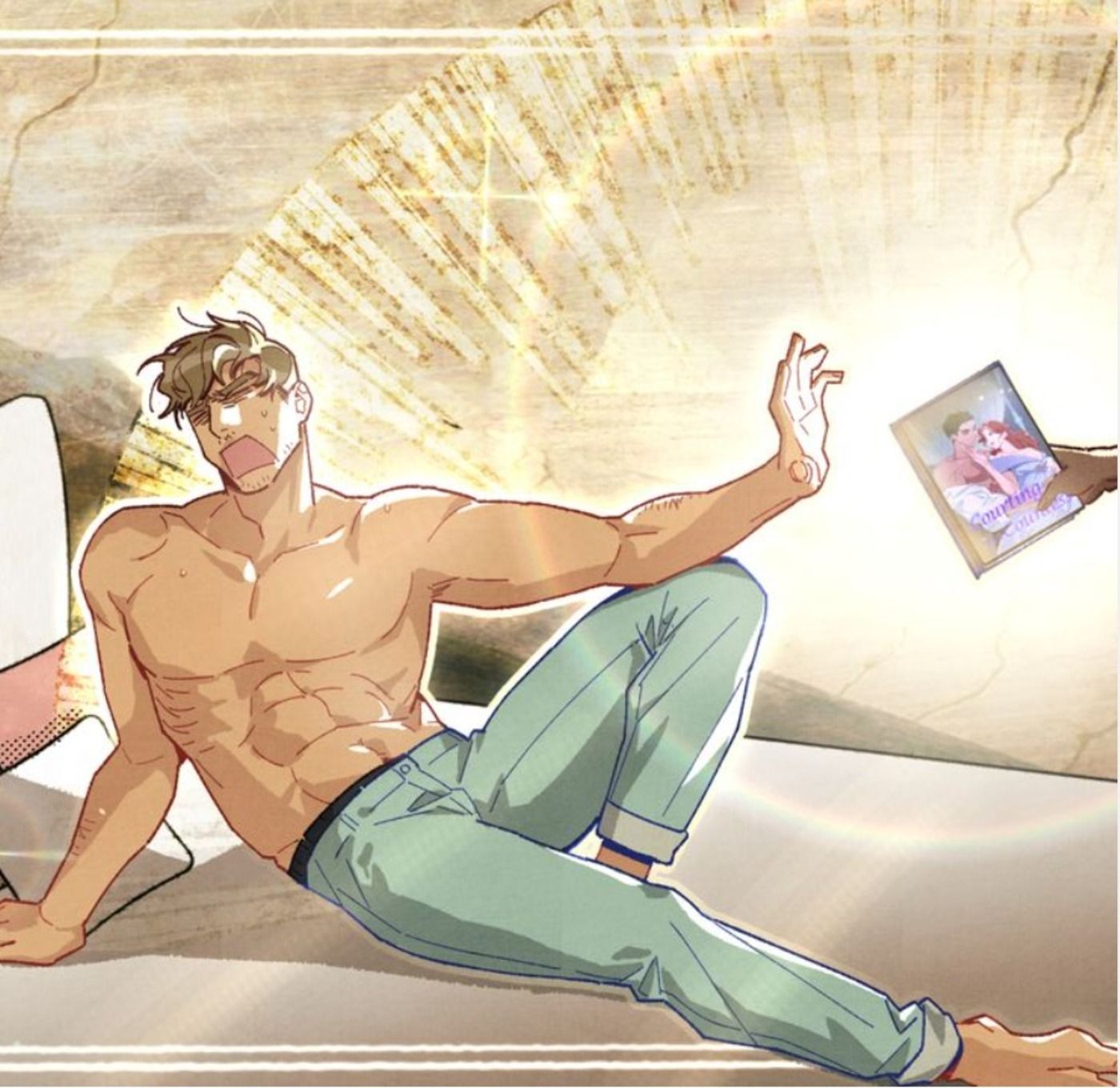 Bromance Book Club webcomic adaptation image