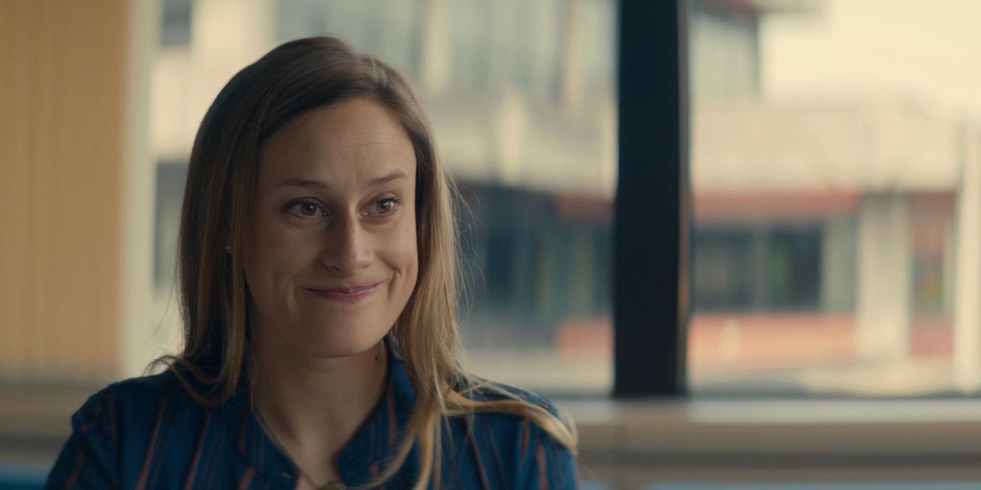 Caroline smiles in Broadchurch