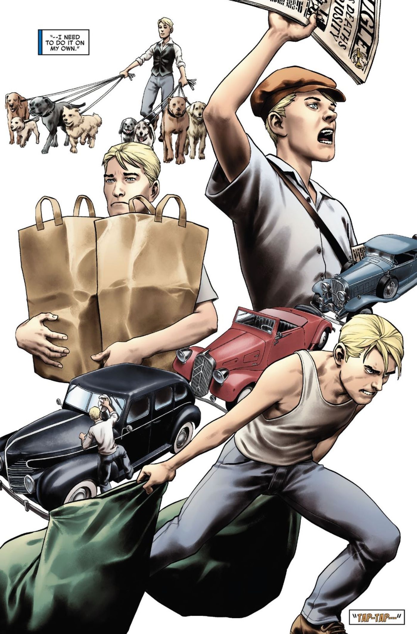 Captain America Works Hard Marvel