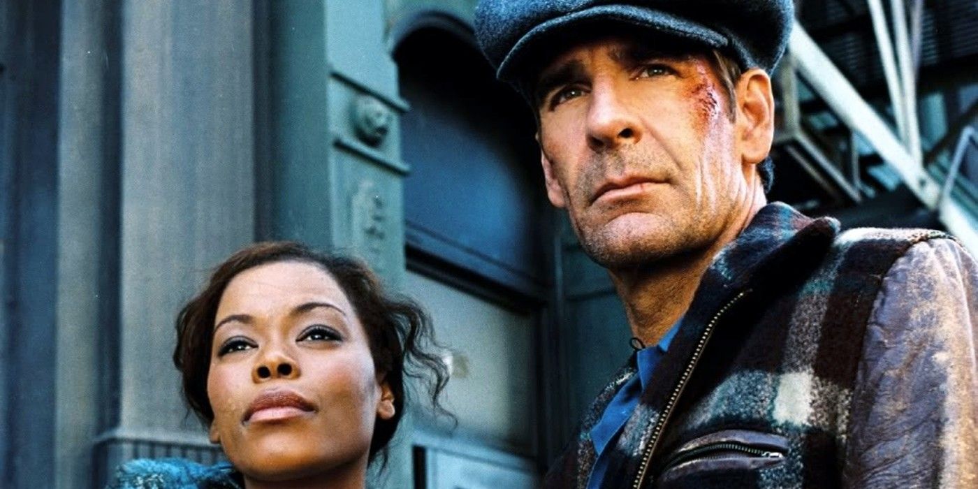 Captain Archer and Alicia Travers in the Star Trek Enterprise episode Storm Front