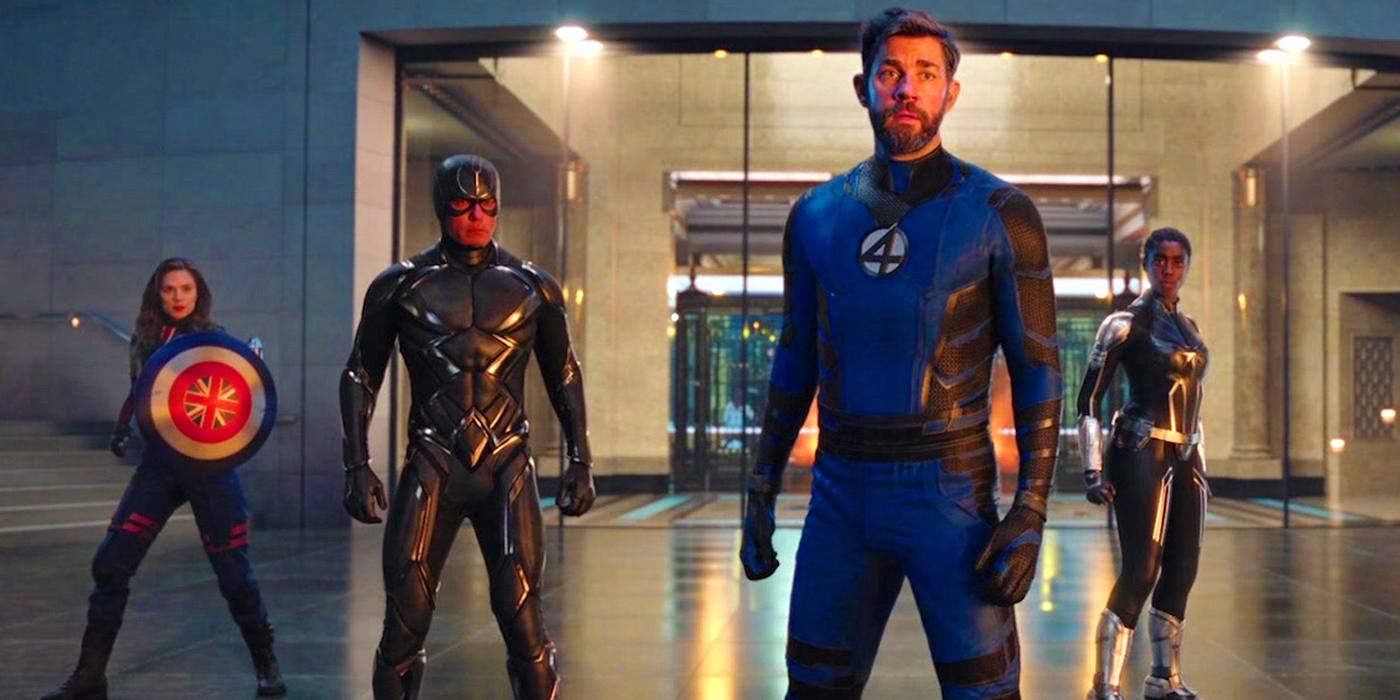 Captain Carter, Black Bolt, Mister Fantastic, and Captain Marvel in Doctor Strange in the Multiverse of Madness
