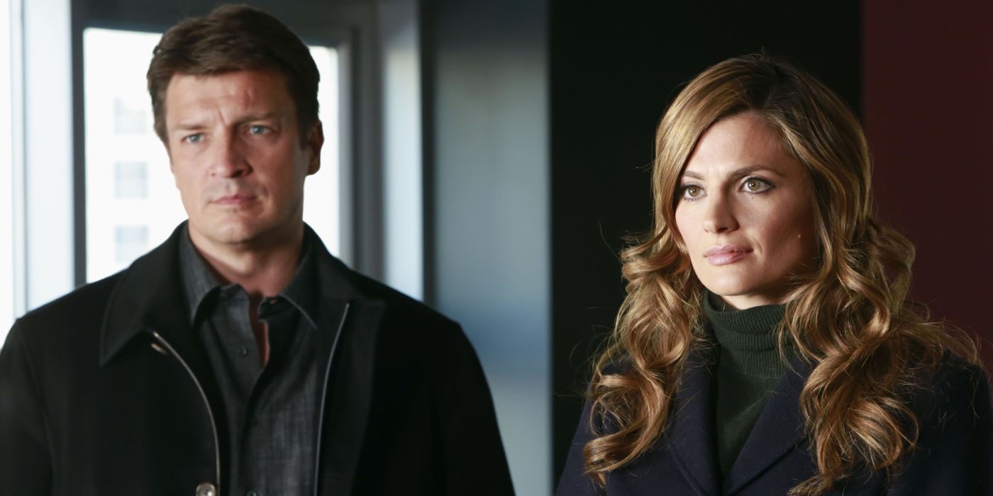 Castle and Beckett Standing