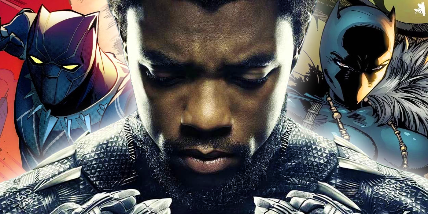 Chadwick Boseman in the MCU with T&rsquo;Challa and Shuri as Black Panther in Marvel Comics