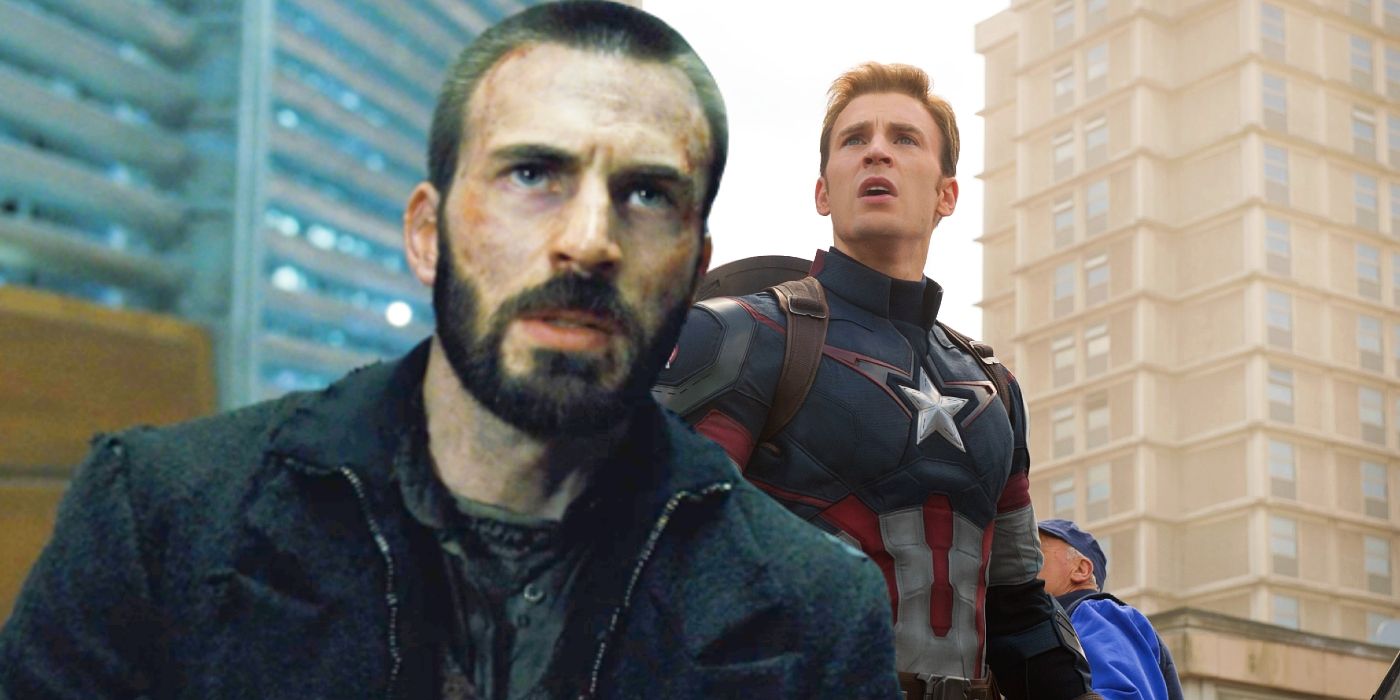 Custom image of Chris Evans in Snowpiercer juxtaposed with Evans as Captain America.