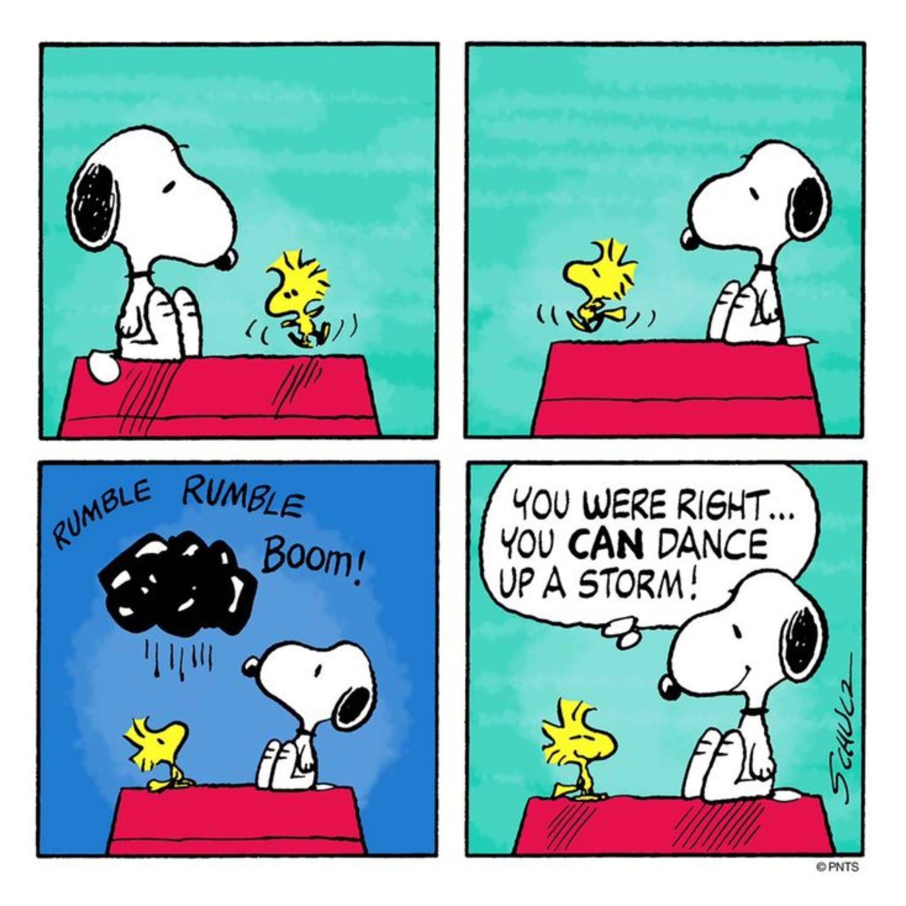 Snoopy and Woodstock