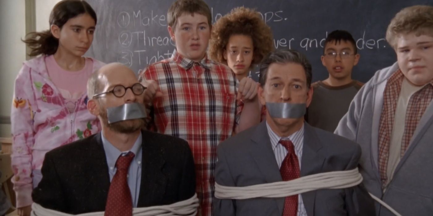 School kids hold two teachers hostage in Malcolm in the Middle