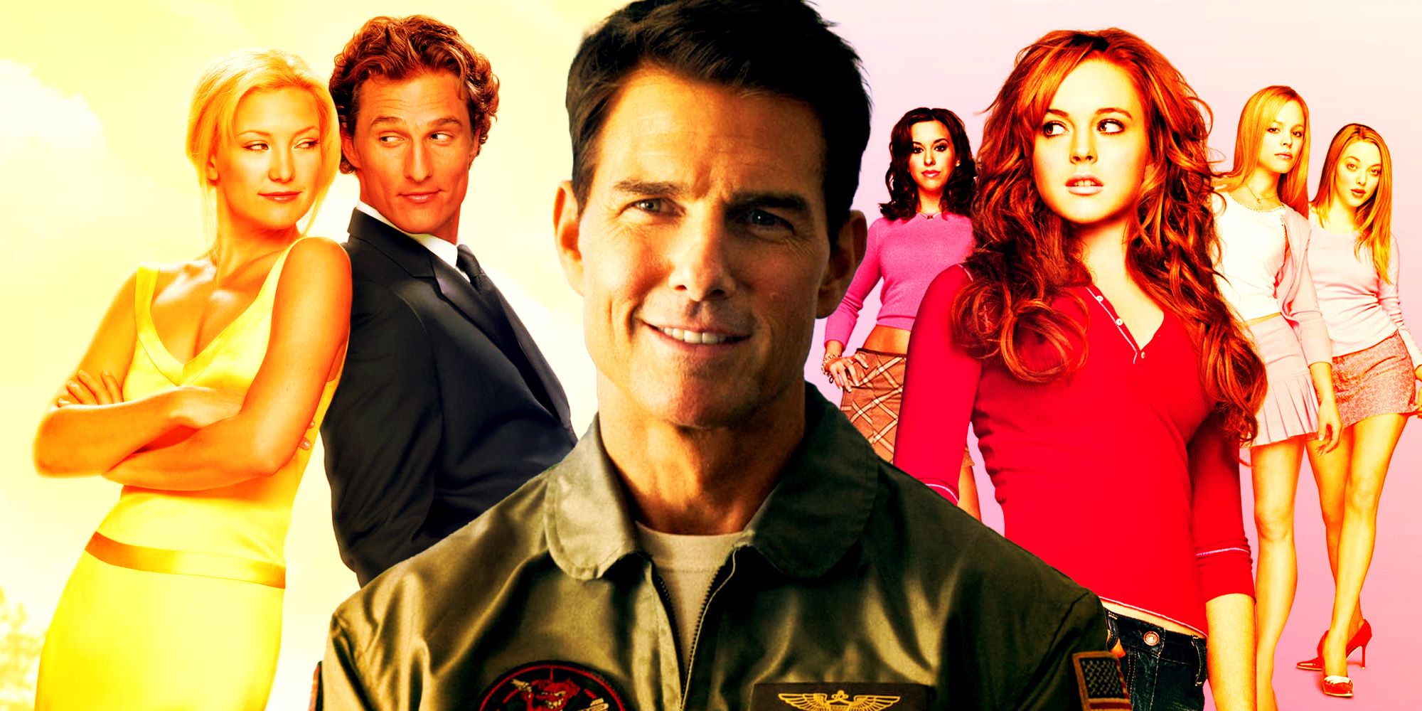 Collage of stills from How to Lose a Guy in 10 Days, Top Gun Maverick, and Mean Girls - Paramount