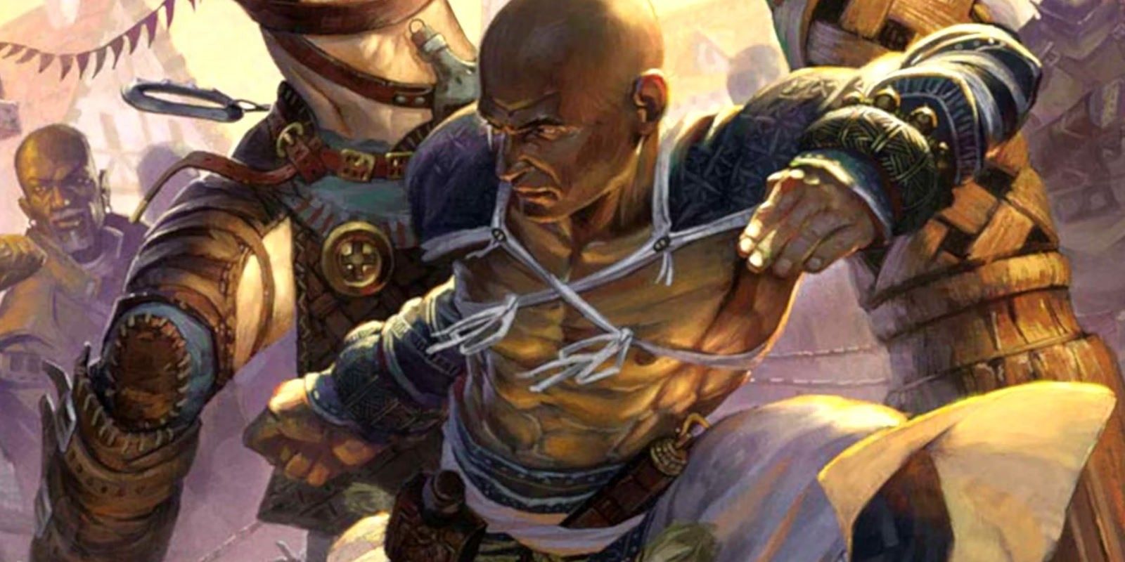 A Dungeons and Dragons Monk engaging in unarmed combat, a style that is overpowered in Baldur's Gate 3.