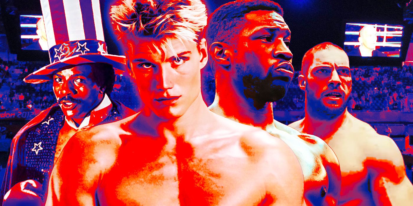 Main characters and villains from Rocky and Creed