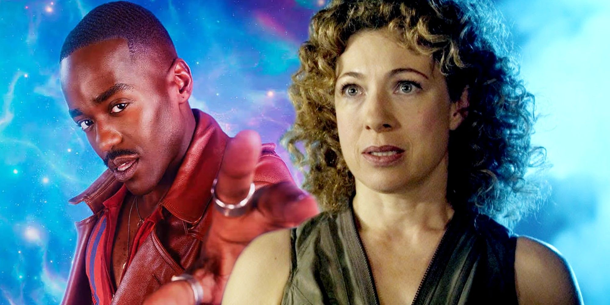 Custom image of River Song and Ncuti Gatwa's Doctor in Doctor Who
