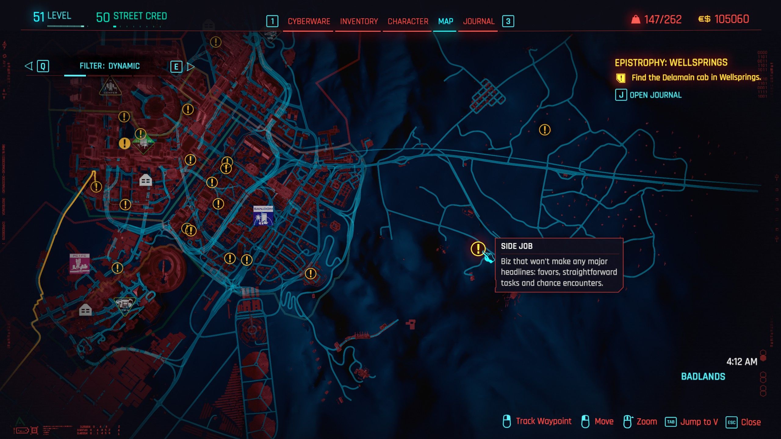 Cyberpunk 2077 Mackinaw Demiurge Easter Egg Map Location