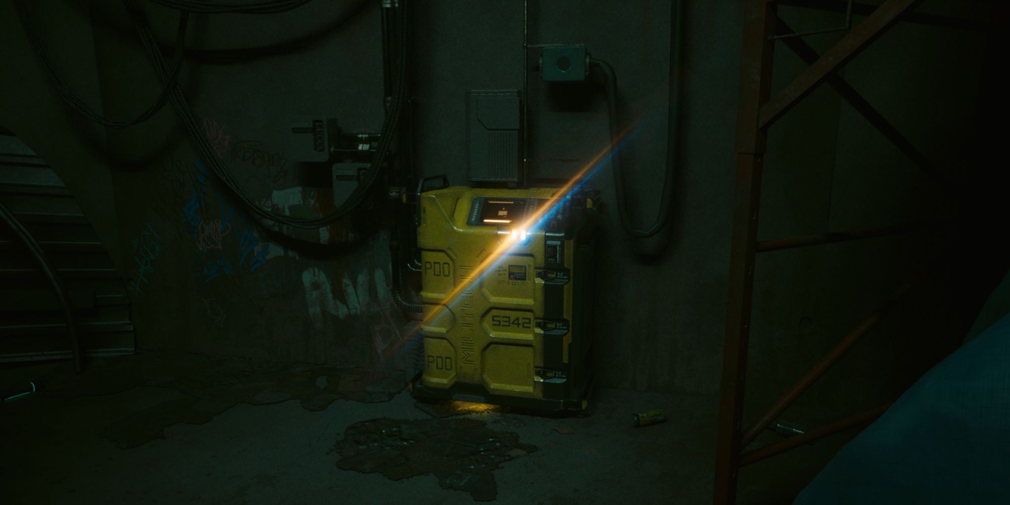 Cyberpunk 2077 Phantom Liberty Militech Data Terminal In Stadium Room