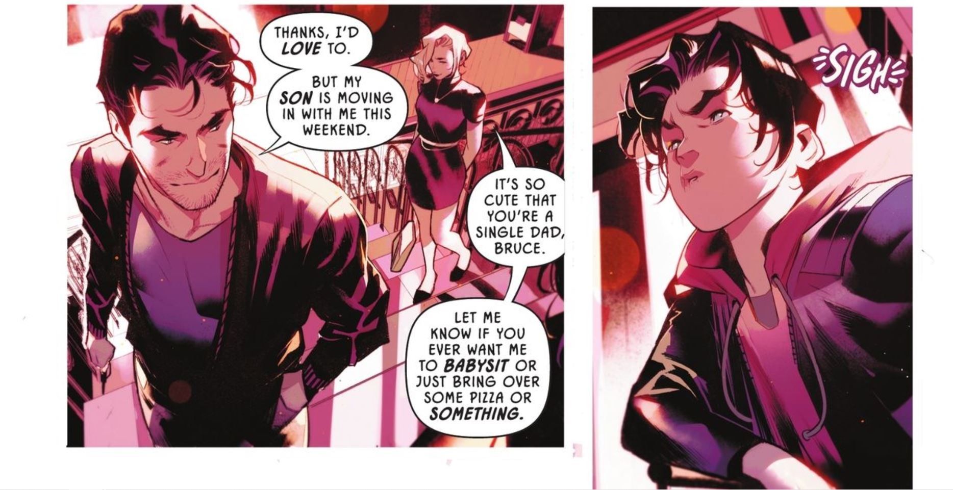 Damian Moves in with Bruce DC