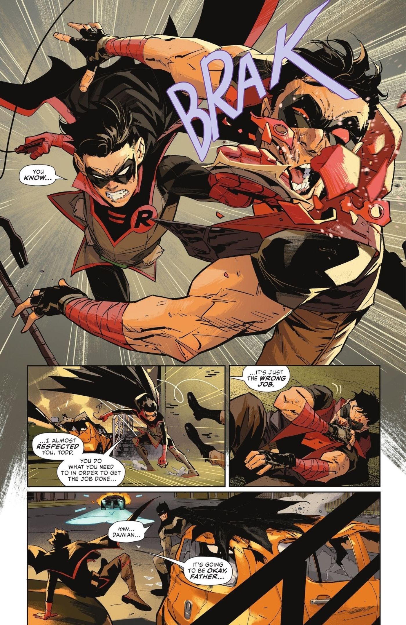 Damian Supports Batman&rsquo;s Breakdown