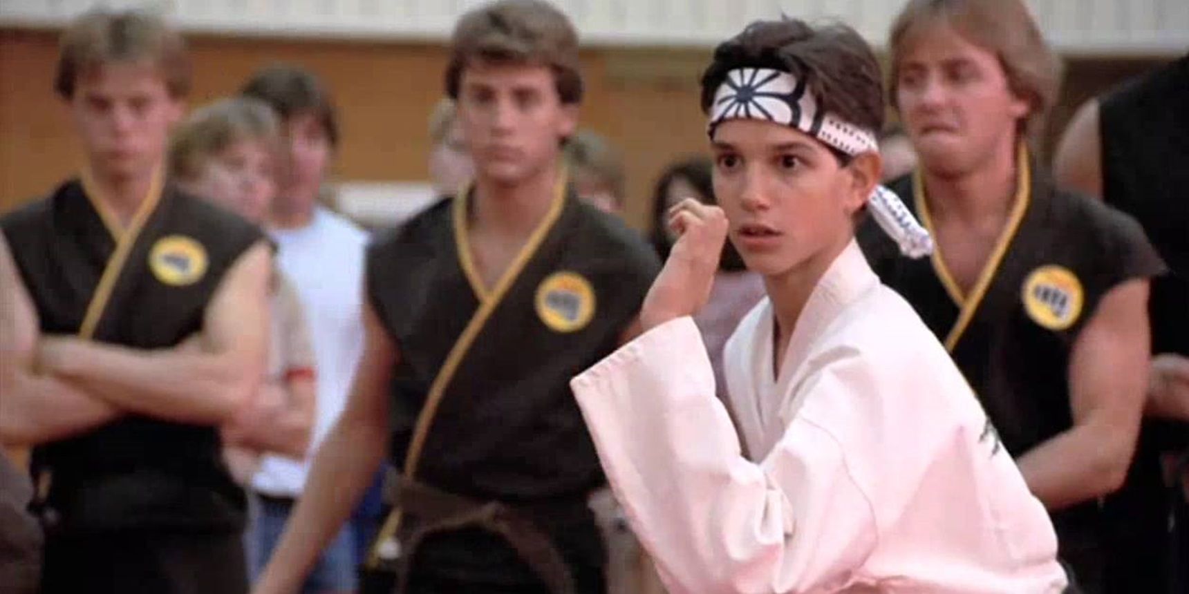 Daniel dans un tournoi de karaté dans The Karate Kid