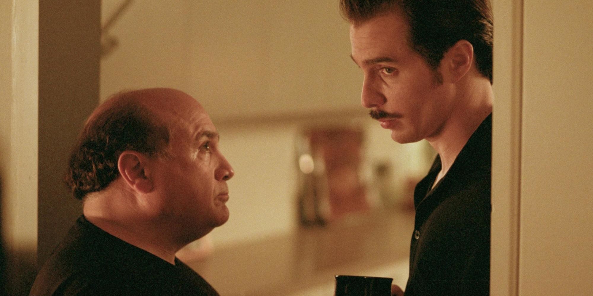 danny devito and sam rockwell in heist 2001
