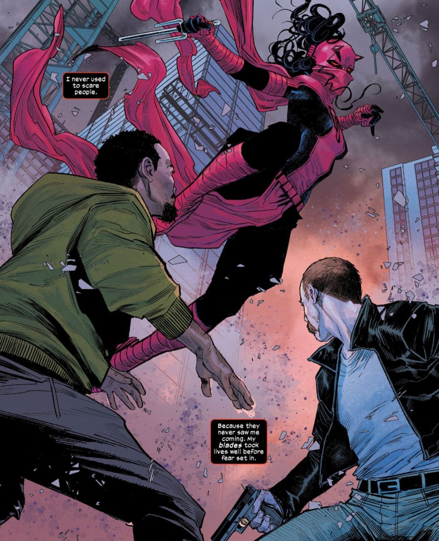 Daredevil Elektra on Fear Marvel