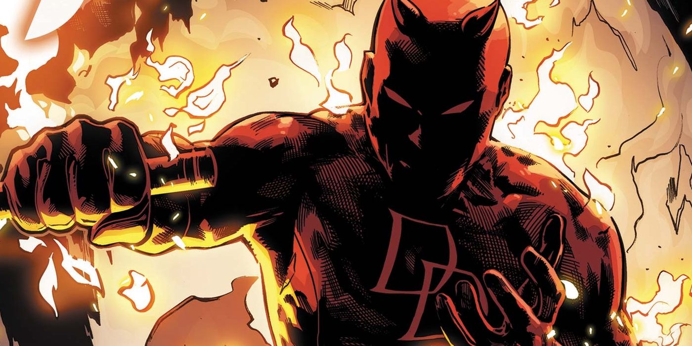 Daredevil on Fire Marvel