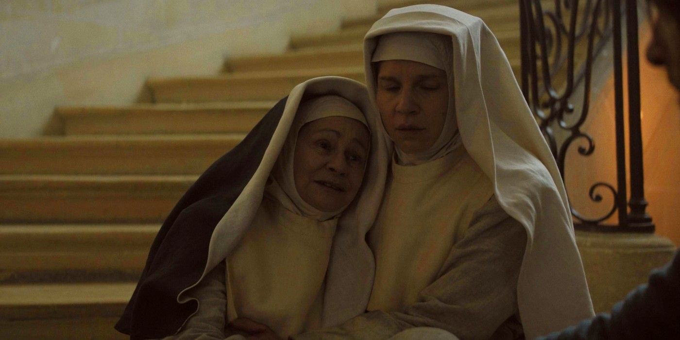 Nuns sitting next to each other in Daryl Dixon