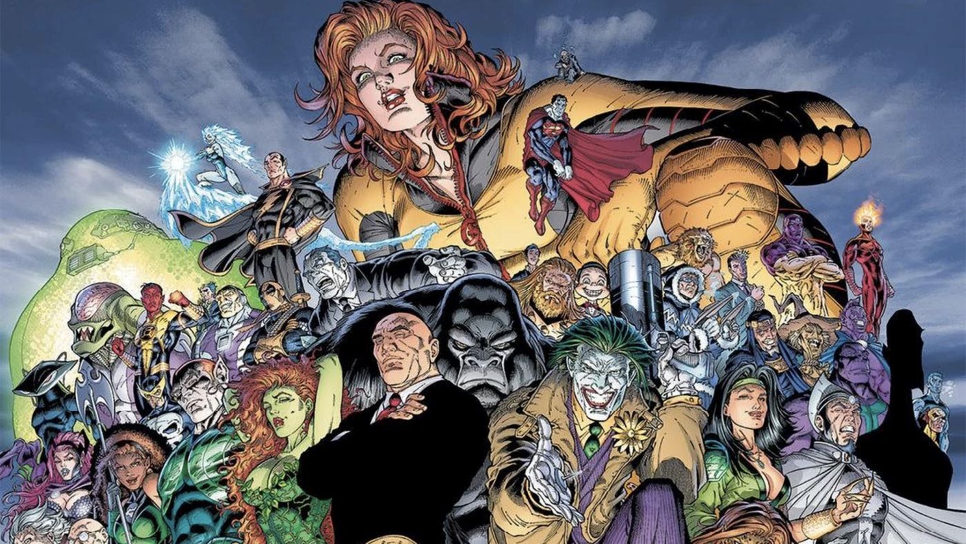 DC&rsquo;s most infamous villains all gather in this photo, showcasing the extent of DC&rsquo;s villain pool