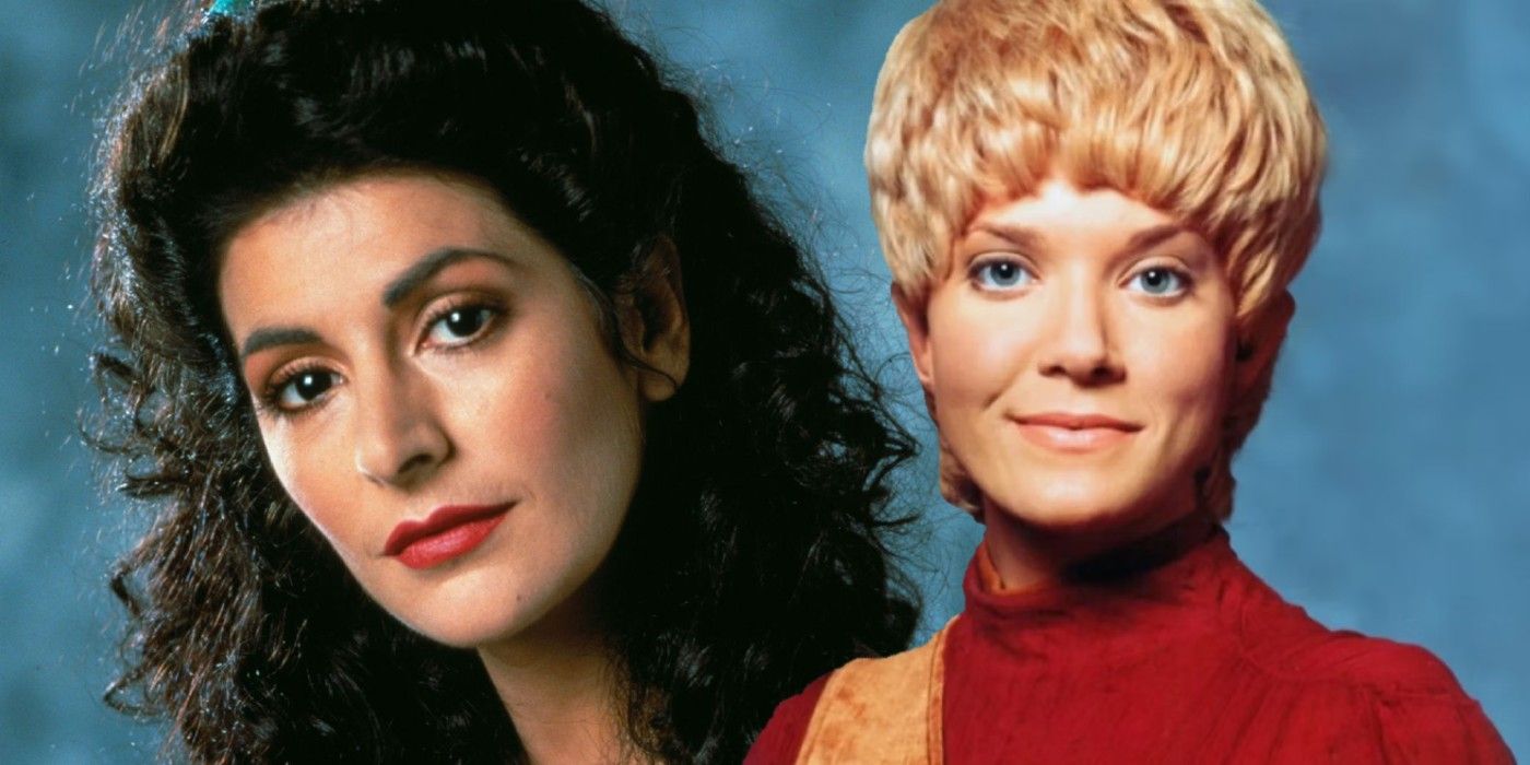 Deanna Troi and Kes from Star Trek: TNG and Voyager.